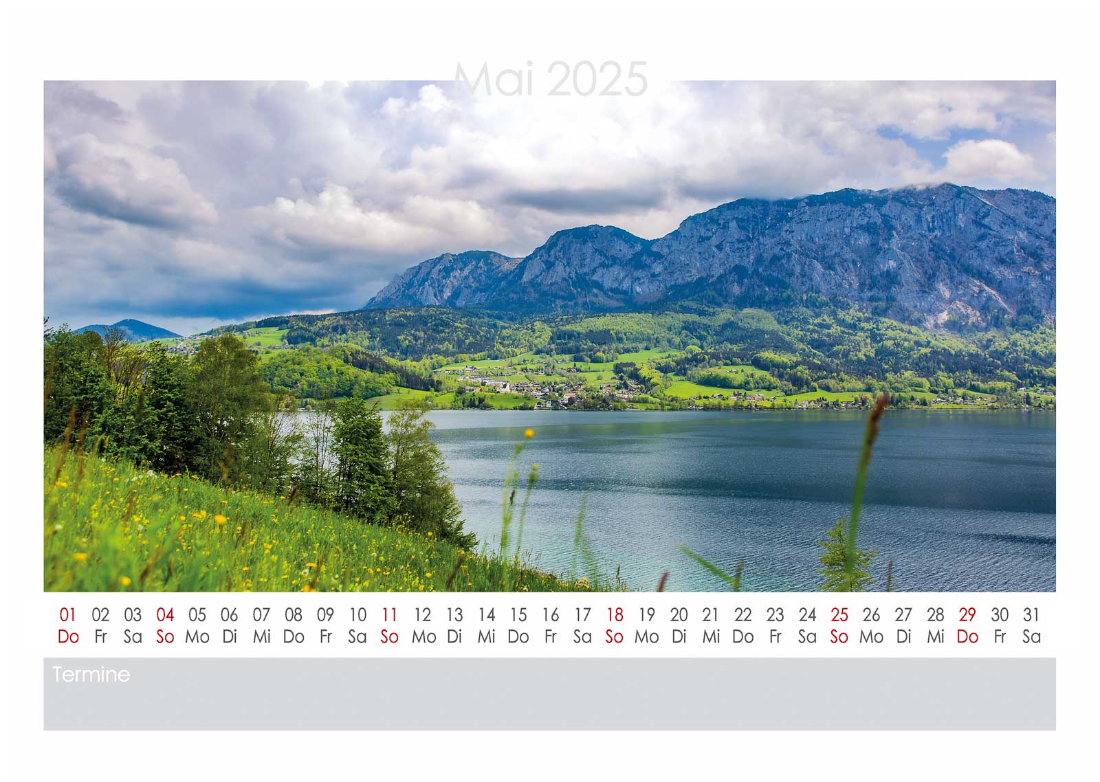 Attersee Kalender 2025 Mai