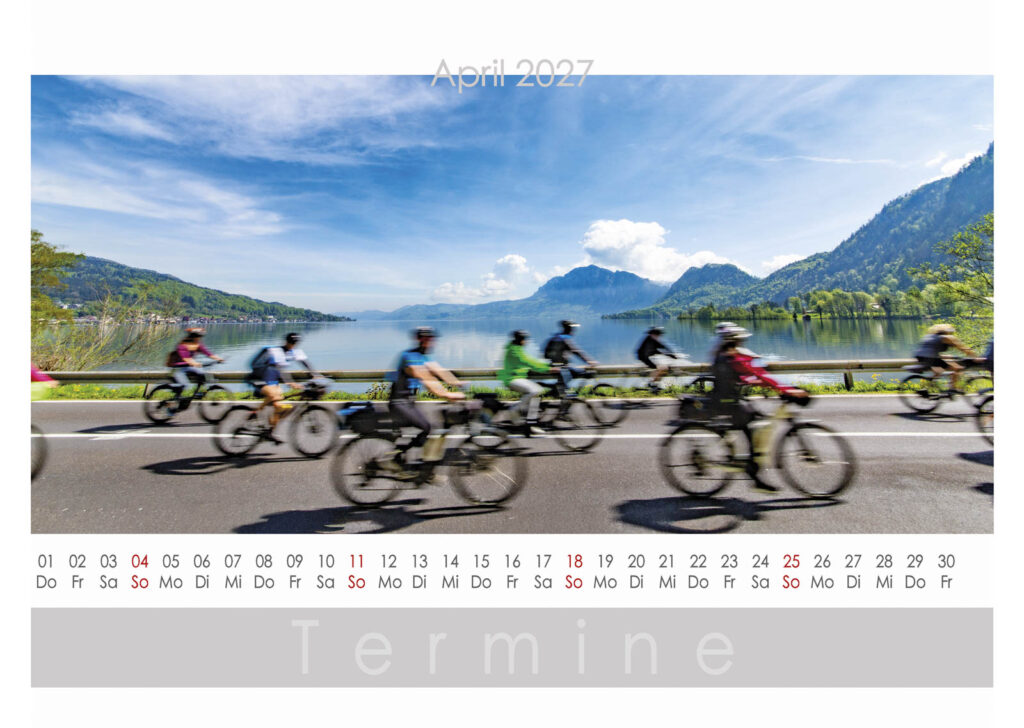 Attersee Kalender 2027 April